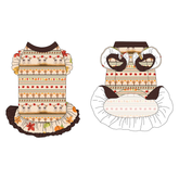 Autumn Sweater - Autumn Sweater - La Petite Shimmy Dress With Double Skirt